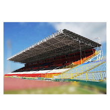 Sistema de telhado de treliça espacial Sports Sports Hall Construction Center Stadium Bleachers